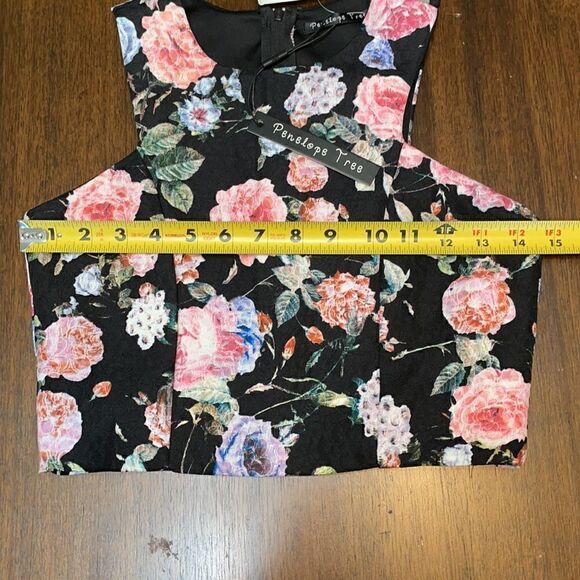 Penelope Tree | floral print crop top - Picture 7 of 8